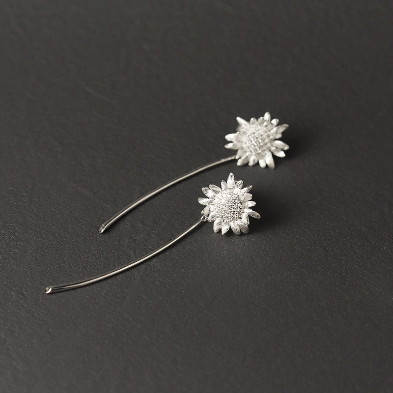 Sun - Flowers Earrings - earring - ORIENTGEM
