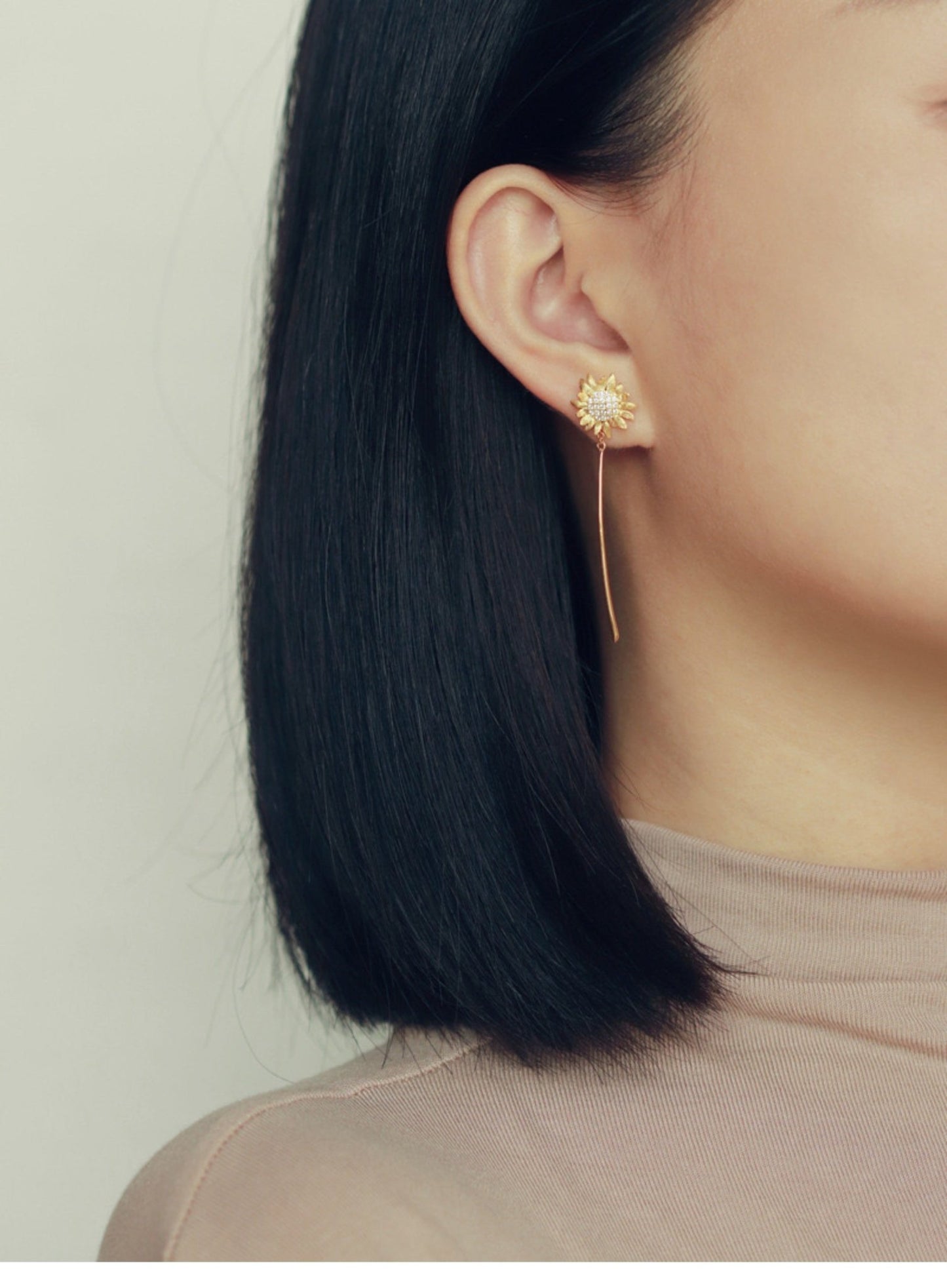 Sun - Flowers Earrings - earring - ORIENTGEM