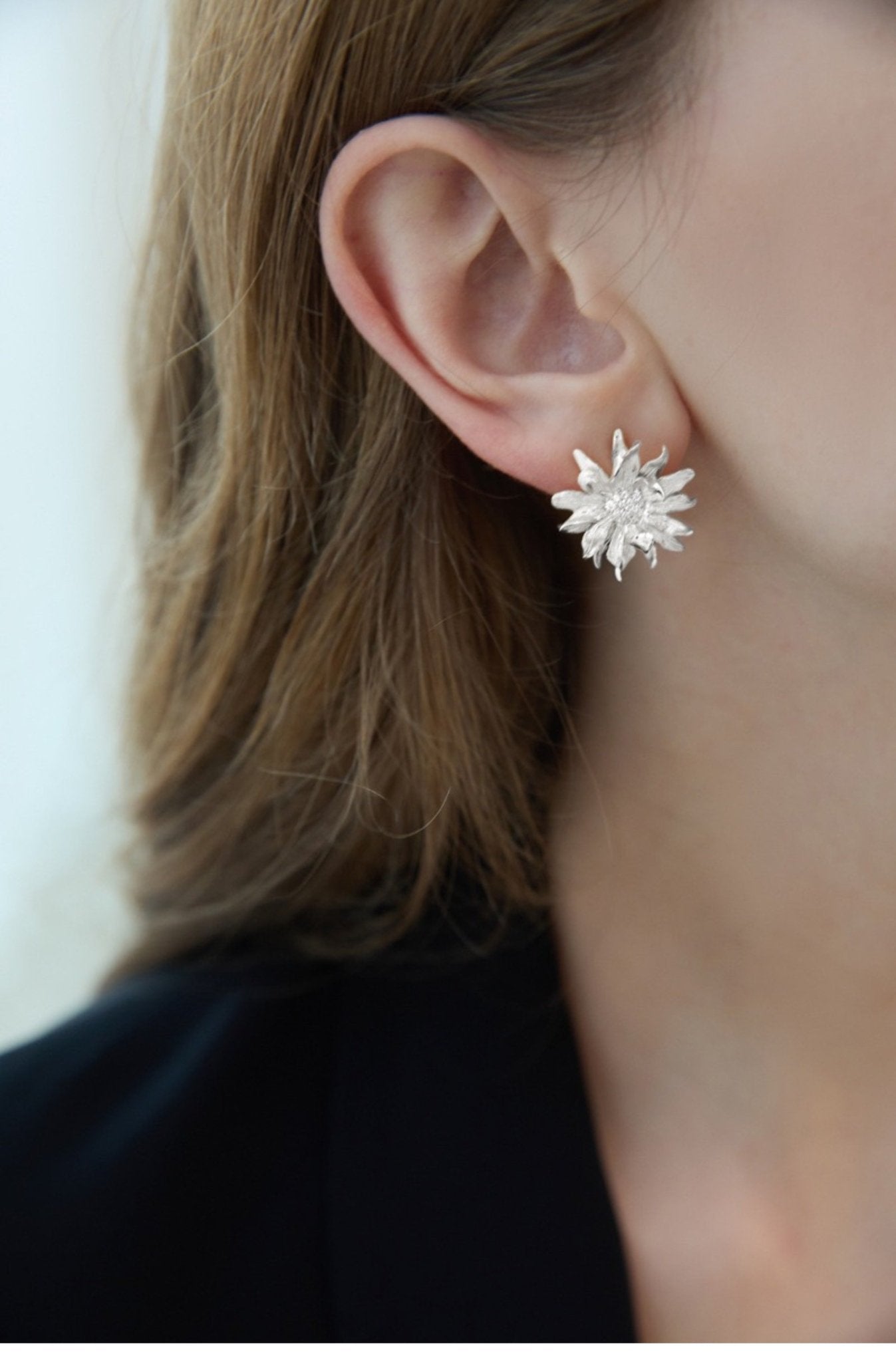 Sunflower Earrings - earring - ORIENTGEM