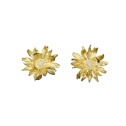 Sunflower Earrings - earring - ORIENTGEM