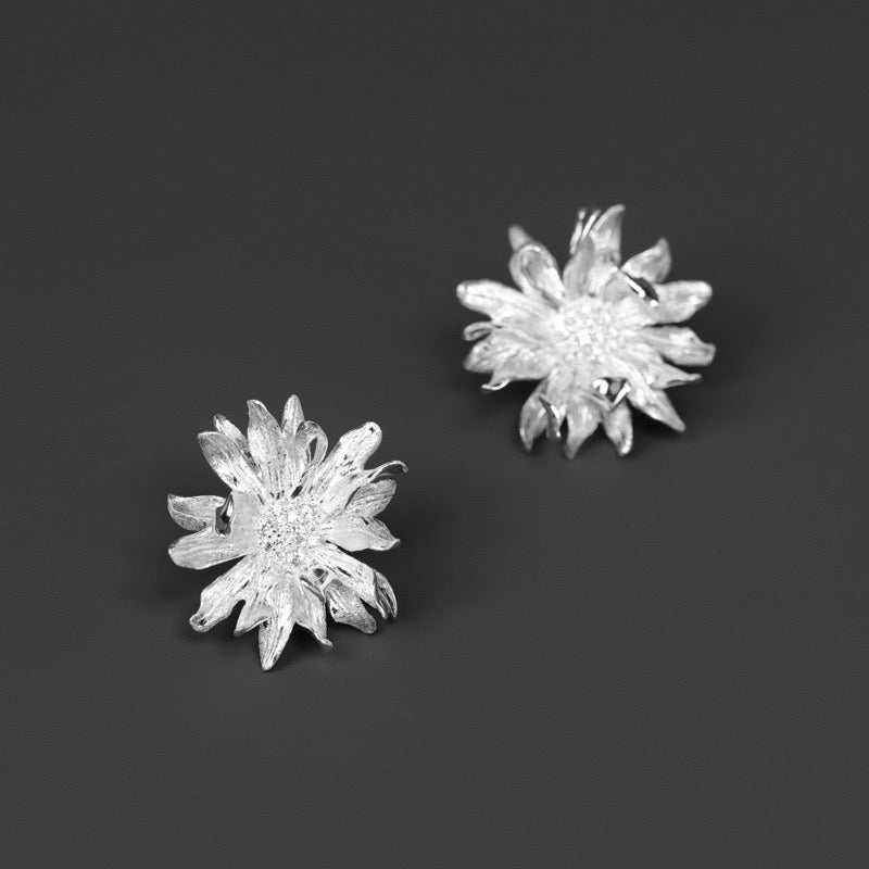 Sunflower Earrings - earring - ORIENTGEM