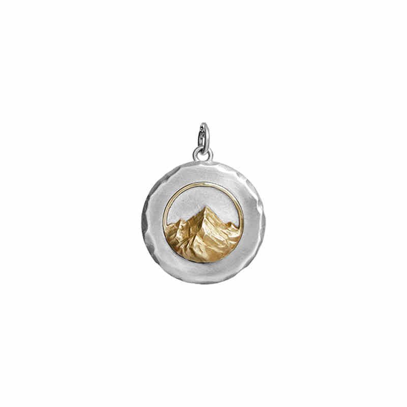 Sunlit Golden Mountain Necklace - necklace - ORIENTGEM
