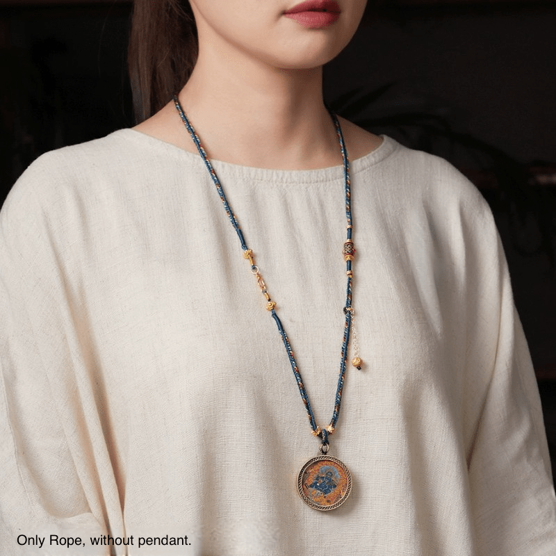 Tibetan - Style Purely Handmade Woven Cord - Rope - ORIENTGEM