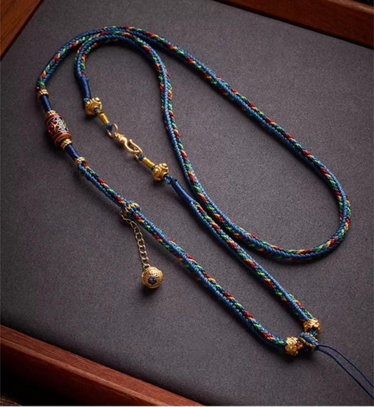 Tibetan - Style Purely Handmade Woven Cord - Rope - ORIENTGEM