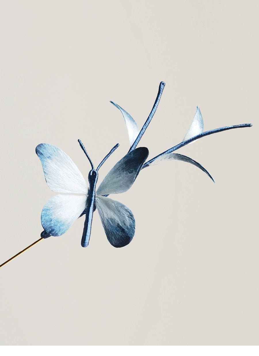 YuYaoNu Velvet Flower Hairpin | Handmade Jewelry - Hairpin - ORIENTGEM