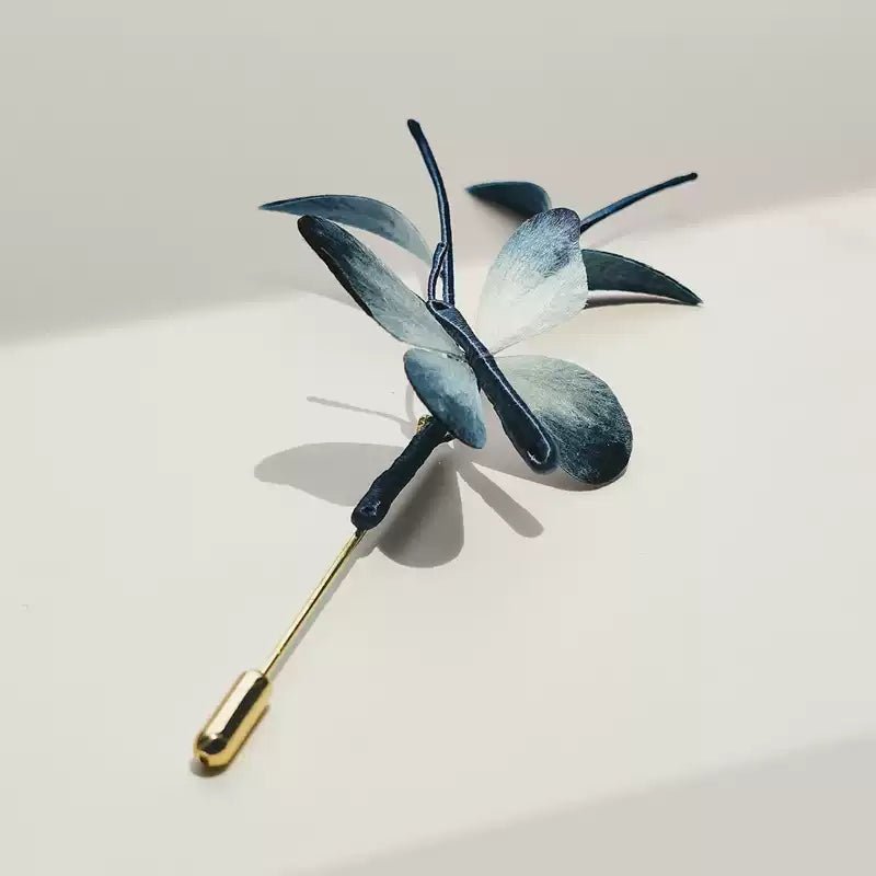 YuYaoNu Velvet Flower Hairpin | Handmade Jewelry - Hairpin - ORIENTGEM