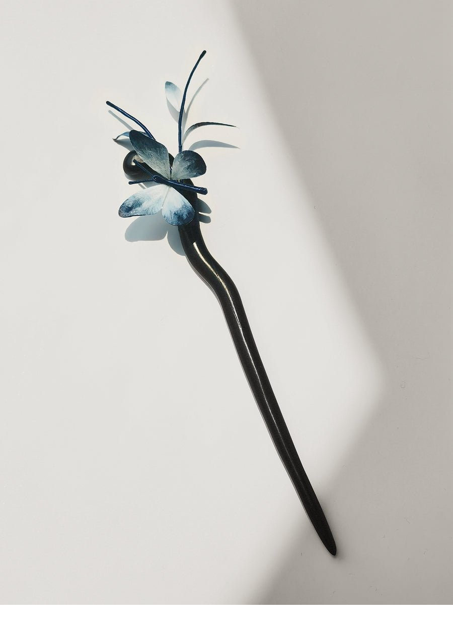 YuYaoNu Velvet Flower Hairpin | Handmade Jewelry - Hairpin - ORIENTGEM