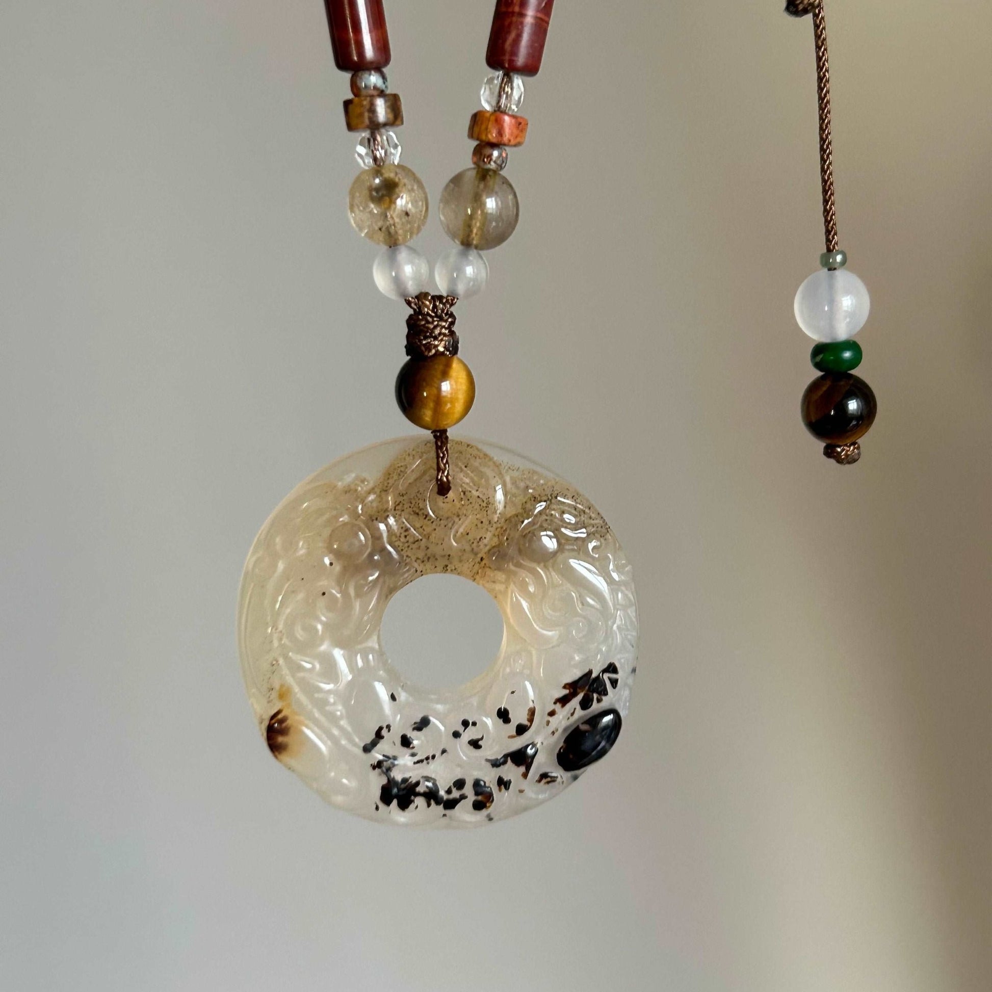 Zen Jade Necklace | Jade Jewelry - Jade pendant Necklace- ORIENTGEM