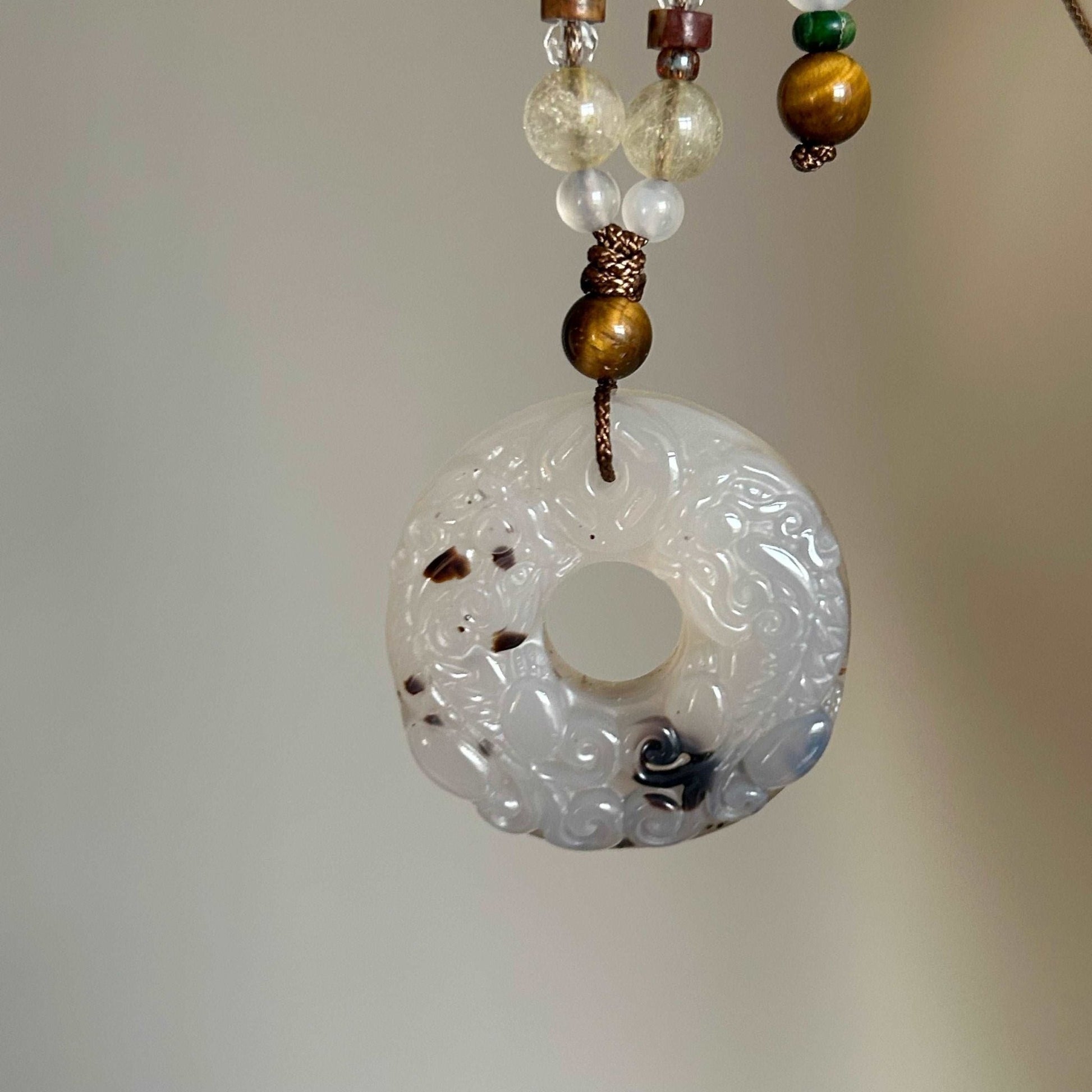 Zen Jade Necklace | Jade Jewelry - Jade pendant Necklace- ORIENTGEM