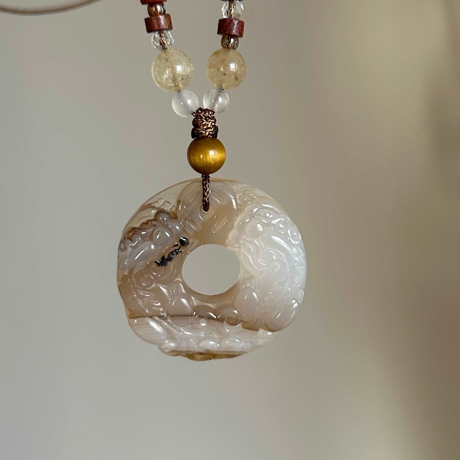 Zen Jade Necklace | Jade Jewelry - Jade pendant Necklace- ORIENTGEM
