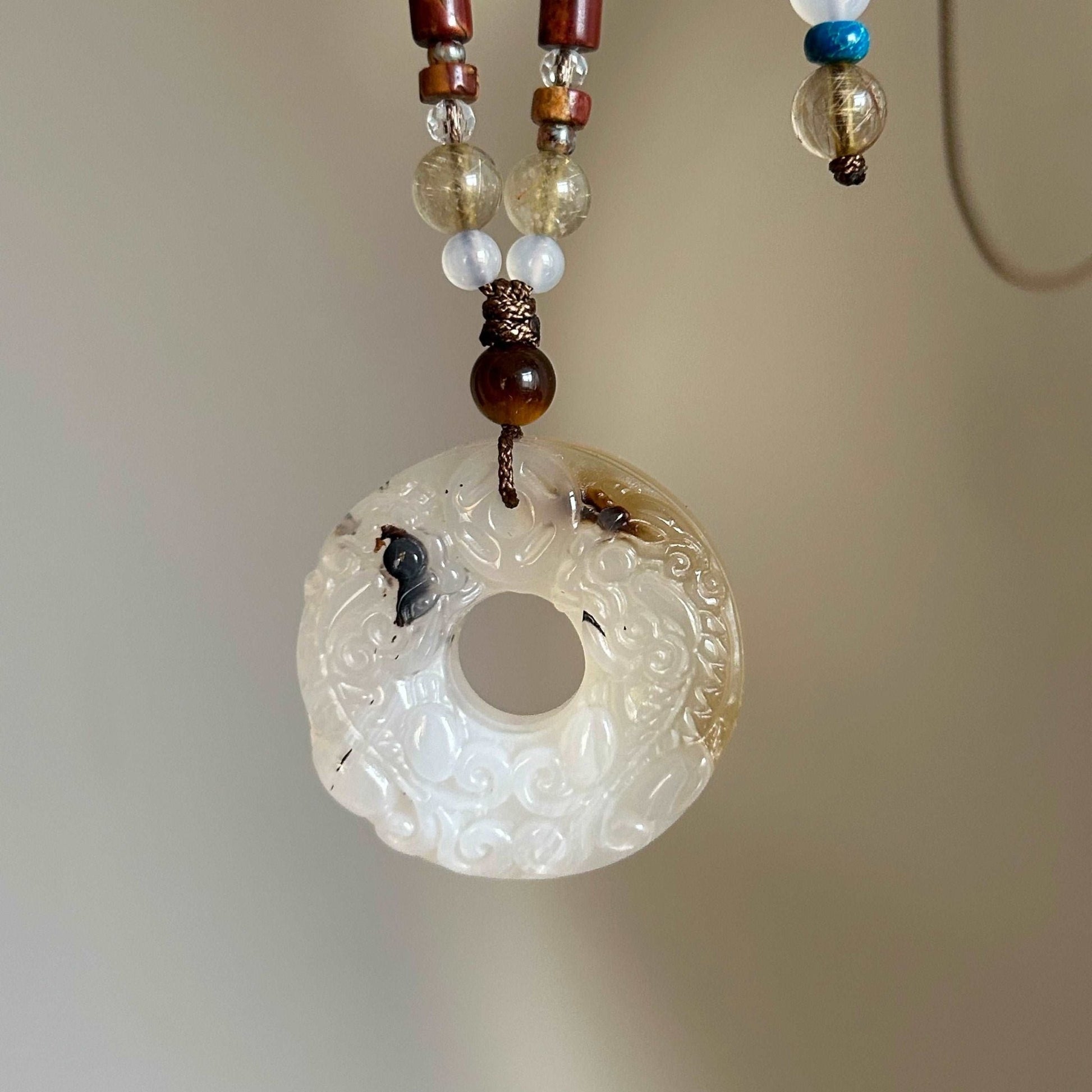 Zen Jade Necklace | Jade Jewelry - Jade pendant Necklace- ORIENTGEM