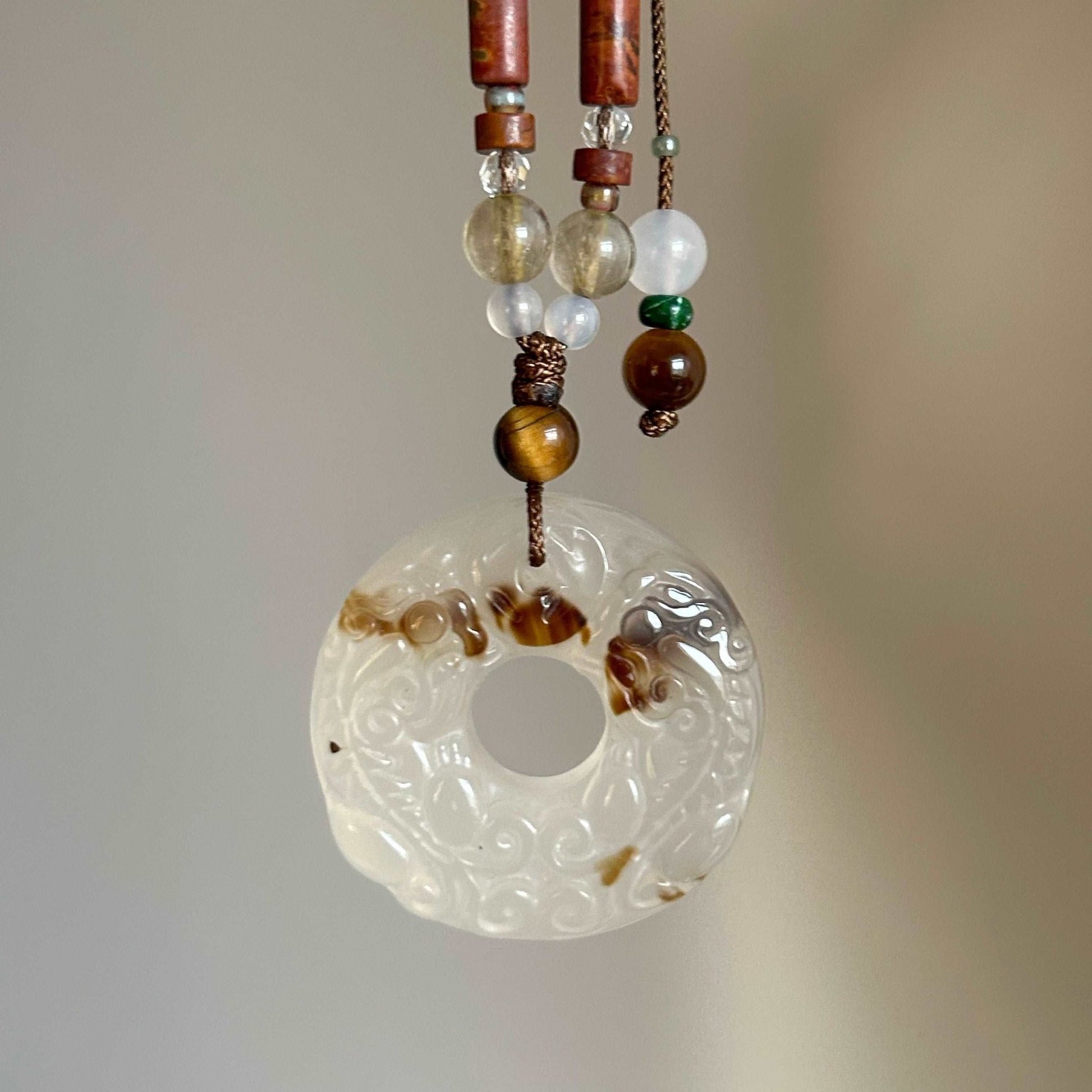 Zen Jade Necklace | Jade Jewelry - Jade pendant Necklace- ORIENTGEM