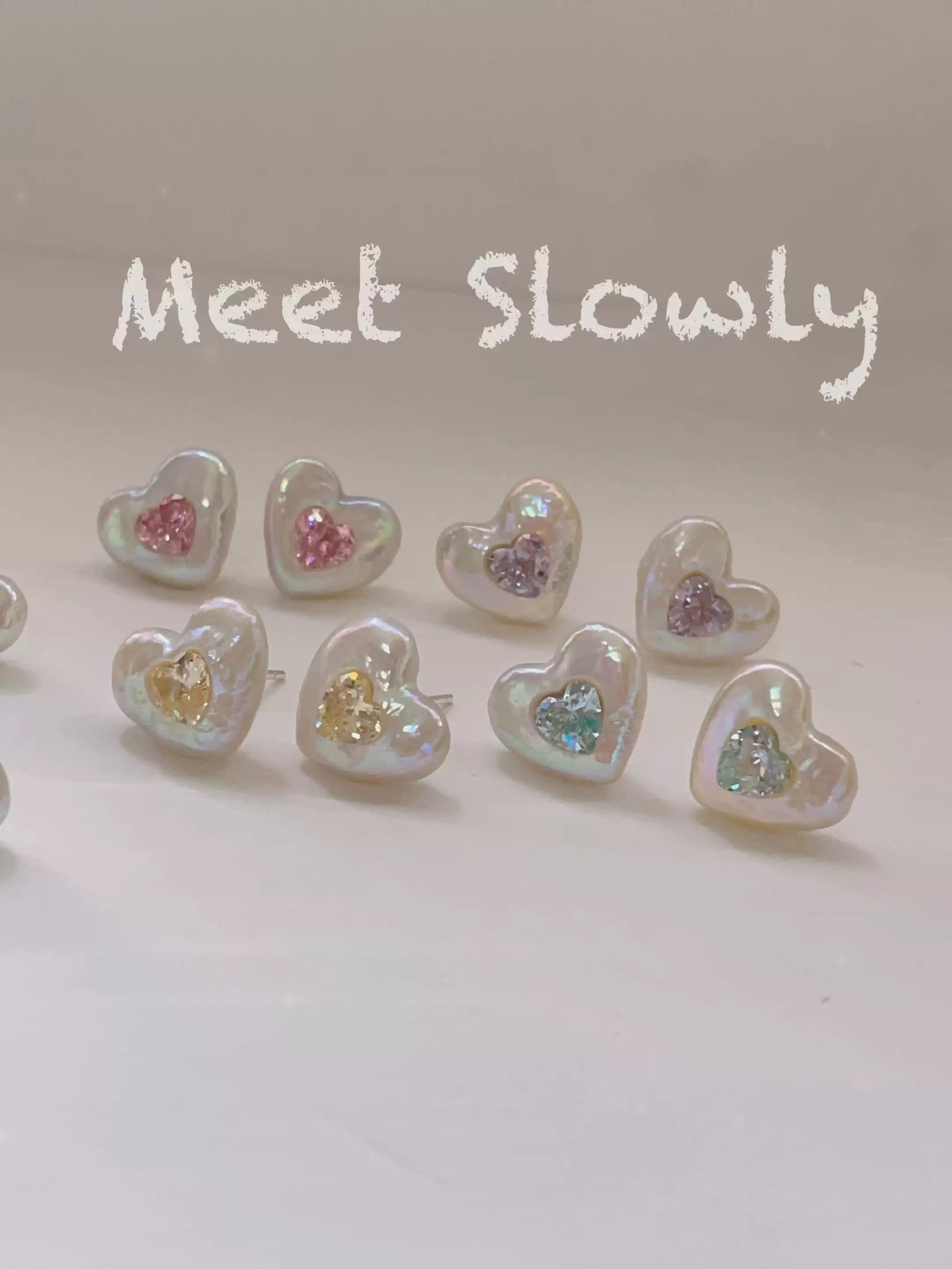 Baroque Heart Shaped Pearl Earrings - earring - ORIENTGEM