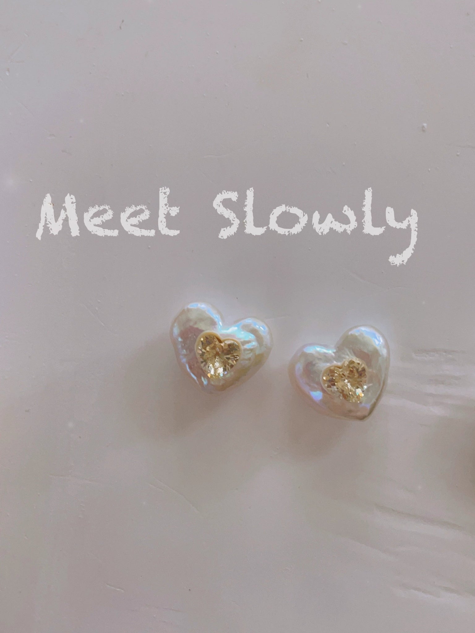 Baroque Heart Shaped Pearl Earrings - earring - ORIENTGEM
