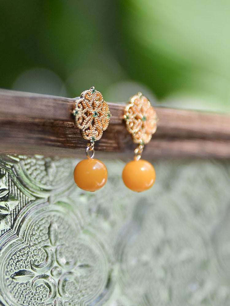 Beeswas Gemstone Earrings | Gemstone Jewelry - OrientGem