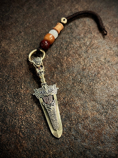 Bronze Sword Pendant (Only pendant no necklace) - OrientGem