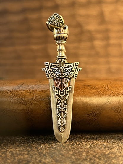 Bronze Sword Pendant (Only pendant no necklace) - OrientGem