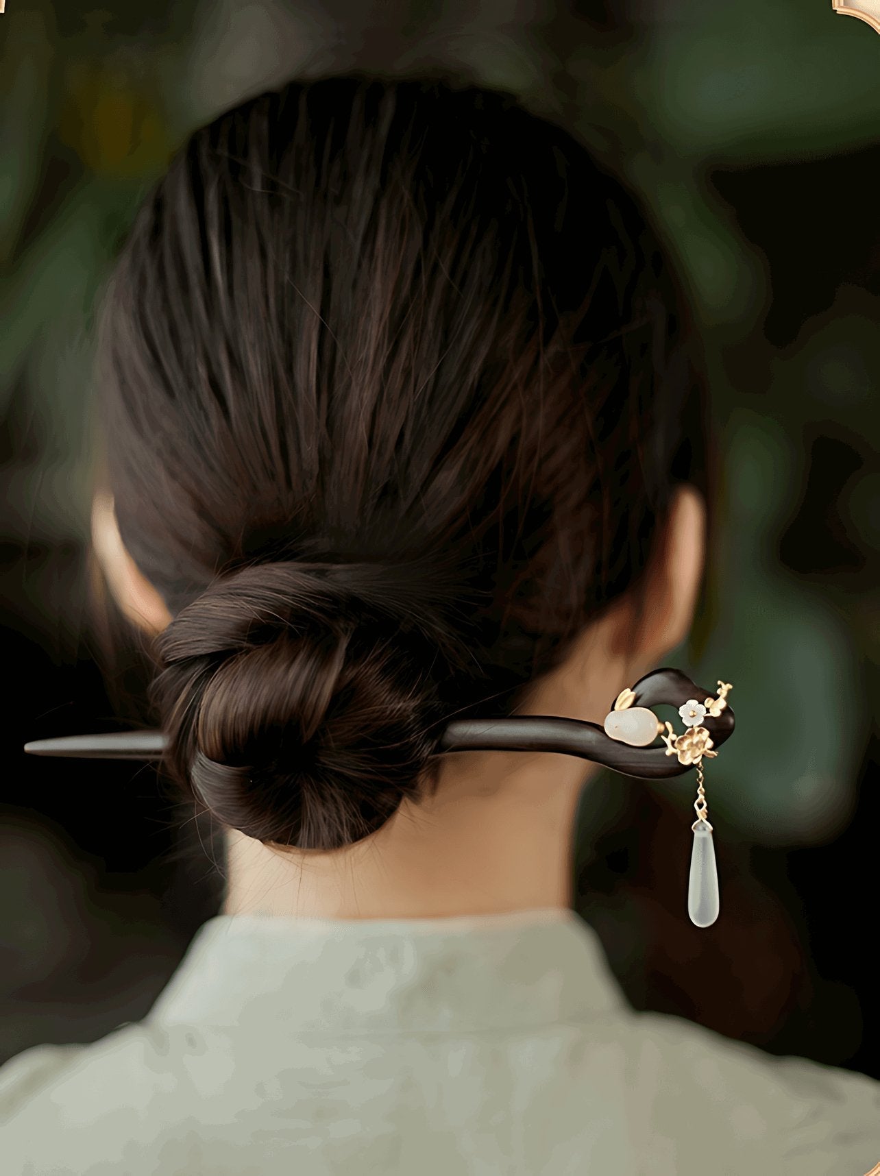 Bunny Jade Hairpin | Jade Jewelry - OrientGem