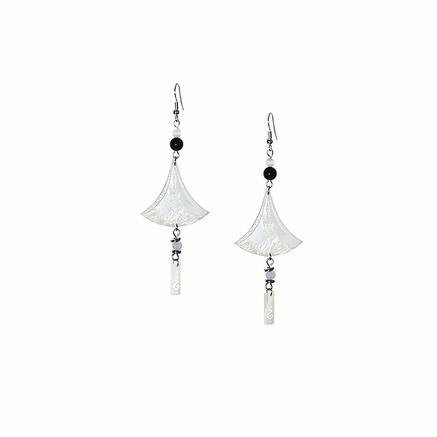 Chimes Earrings, handcrafted silver earrings in artisan jewelry