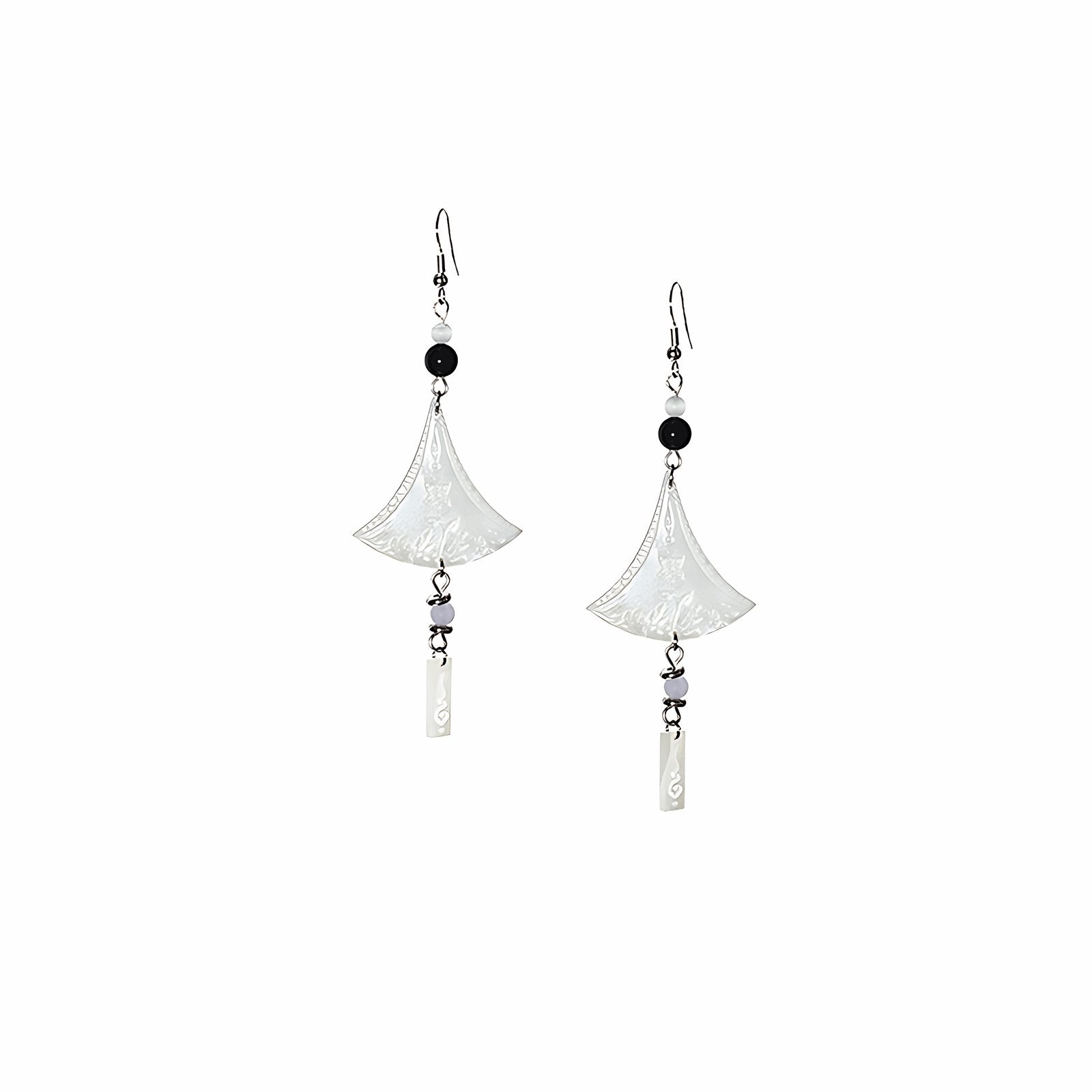 Chimes Earrings, handcrafted silver earrings in artisan jewelry