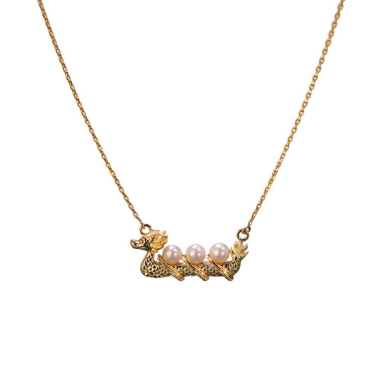Dragon Boat Necklace - necklace - ORIENTGEM