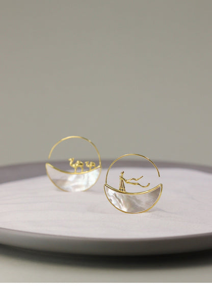 DunHuang Earrings - earring - ORIENTGEM