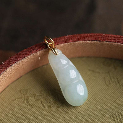 Grenn Bean Jade Necklace | Stylish Jade Jewelry - OrientGem