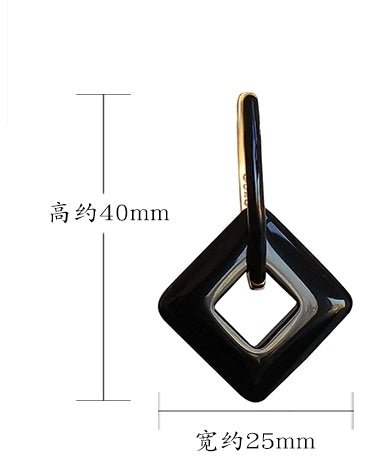 Harmony Earrings - Jade Earrings, detail view of the handcrafted natural stone earrings