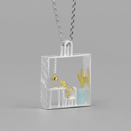 House Kitty Necklace - OrientGem