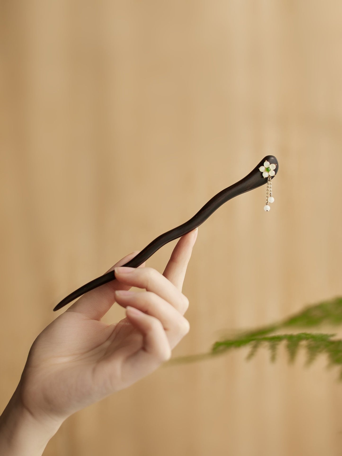 Huaning Jade Hairpin | Jade Jewelry - OrientGem