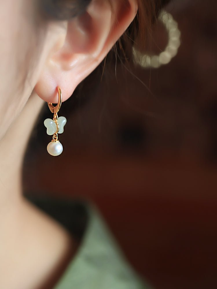 Jade Serenity Earrings - OrientGem