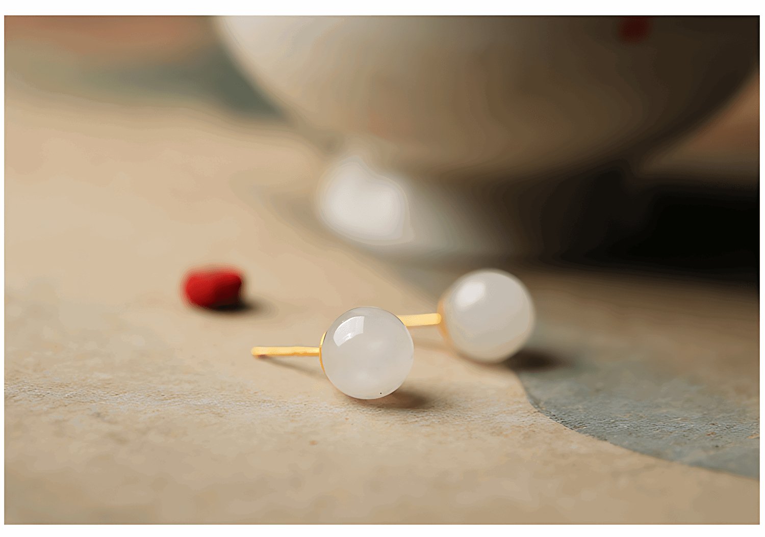 Jade Stud Earrings | Jade Jewelry - OrientGem