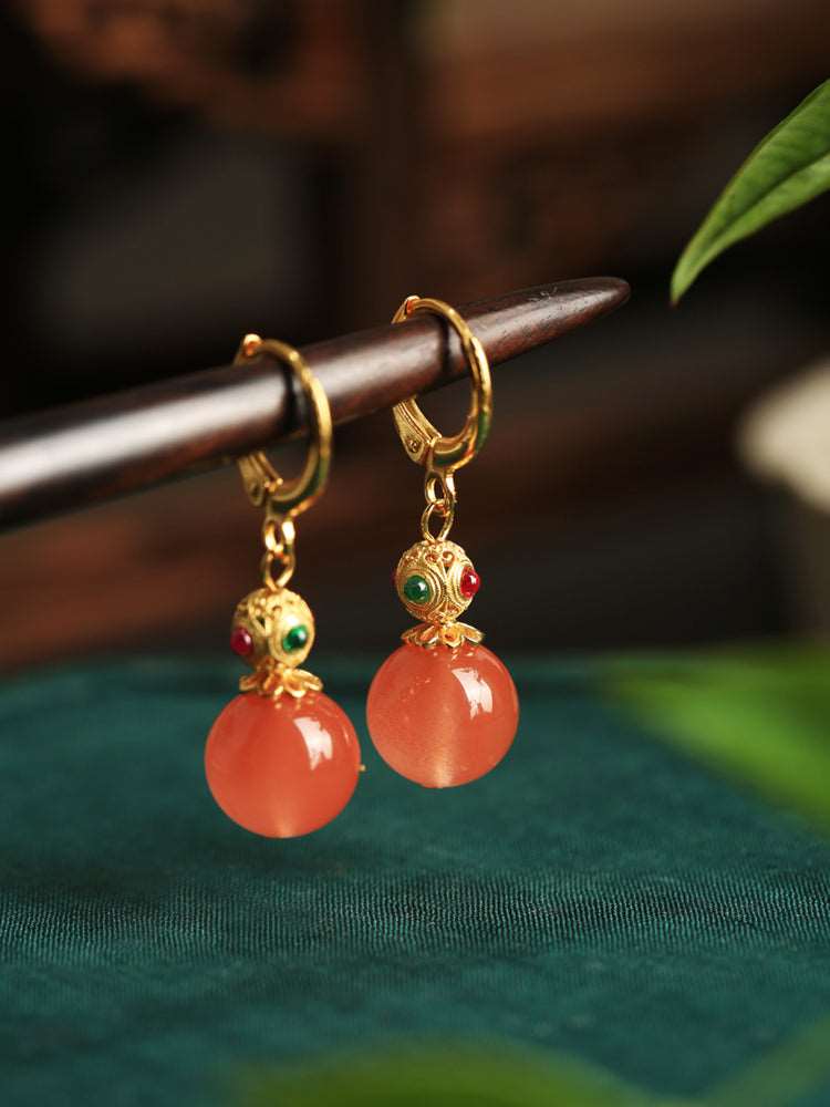 LingLong Jade Earrings | Jade Jewelry - OrientGem