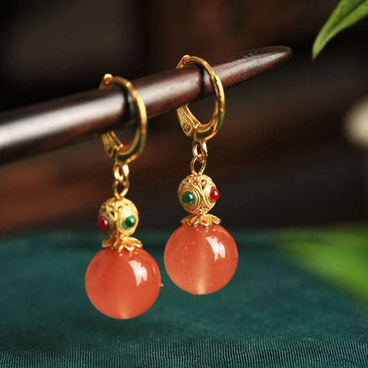 LingLong Jade Earrings | Jade Jewelry - OrientGem