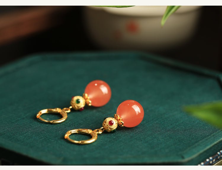 LingLong Jade Earrings | Jade Jewelry - OrientGem