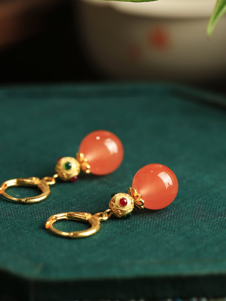 LingLong Jade Earrings | Jade Jewelry - OrientGem