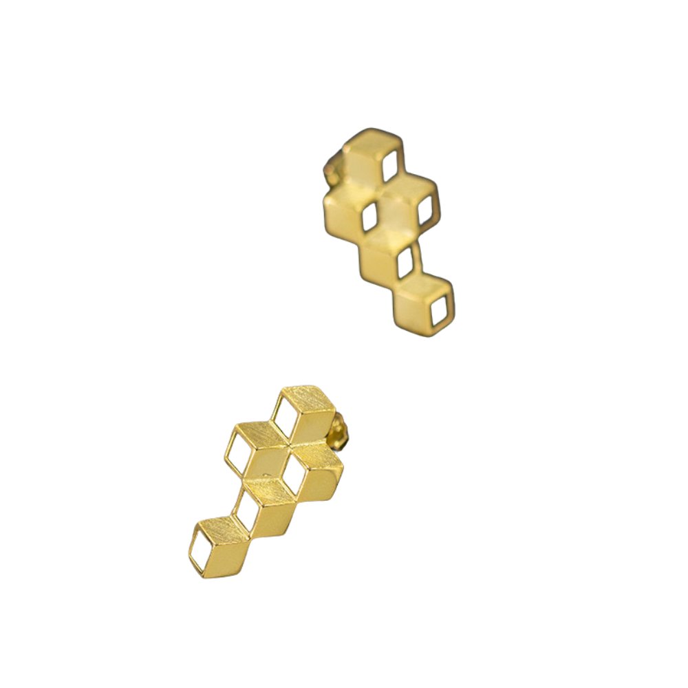 Magic Cube Earrings - OrientGem