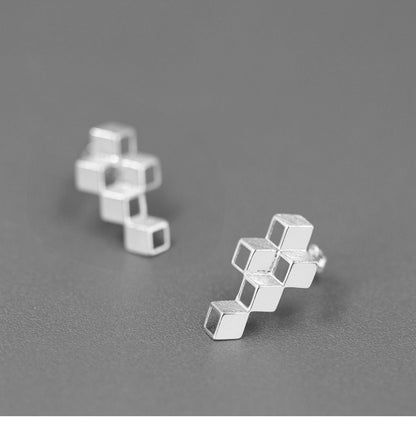 Magic Cube Earrings - OrientGem