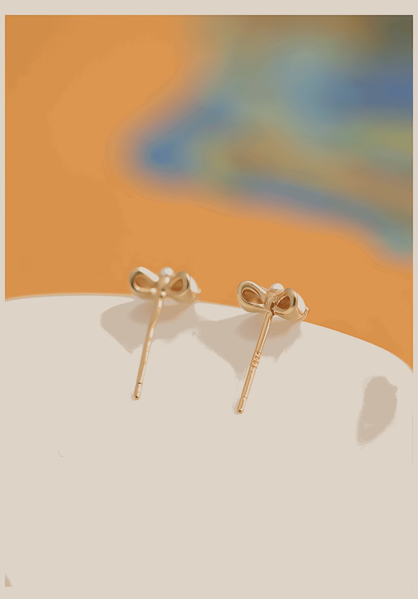 Mini Butterfly Jade Earrings, detail view of the handcrafted natural stone earrings