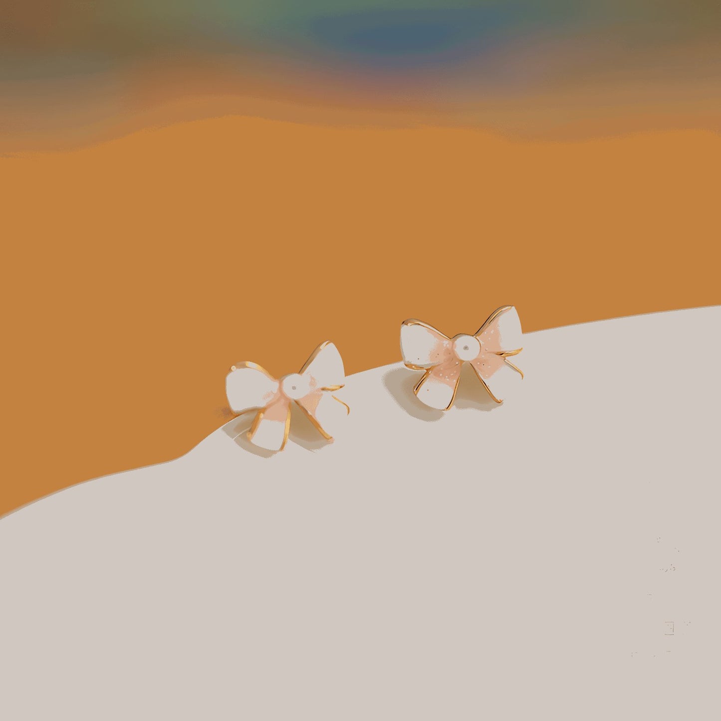 Mini Butterfly Jade Earrings, alternate view of the handcrafted natural stone earrings