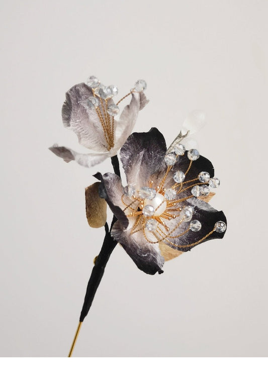 Multus Specialis Velvet Flower Brooch Wedding Flower - Brooch - ORIENTGEM