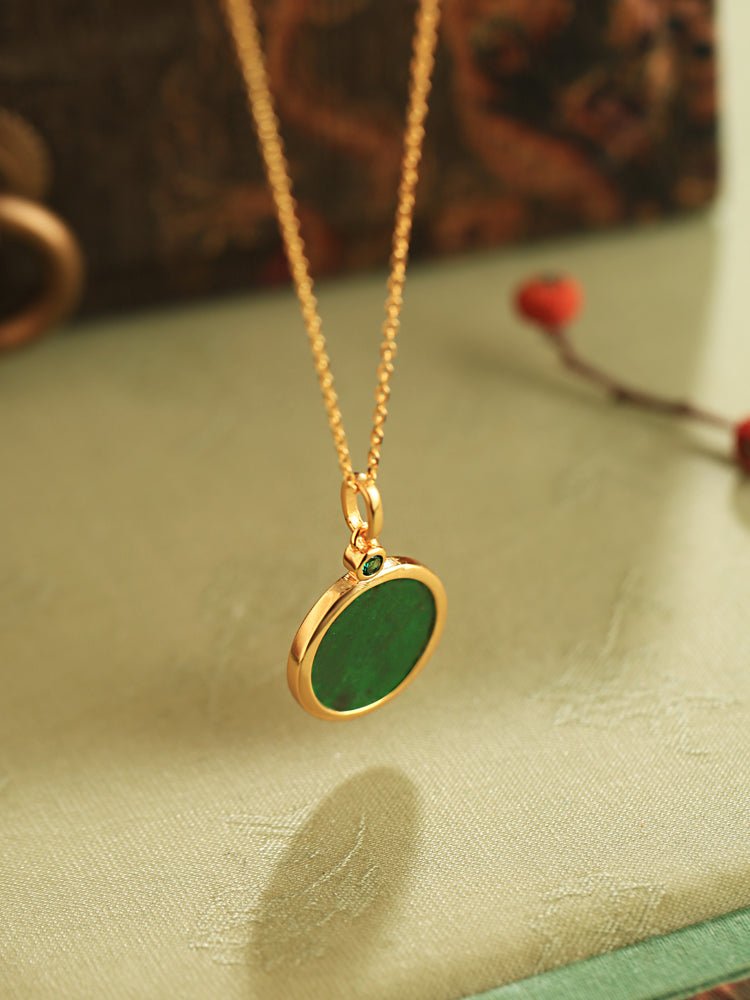 Peace and Happiness Jade Necklace | Stylish Jade Jewelry - OrientGem