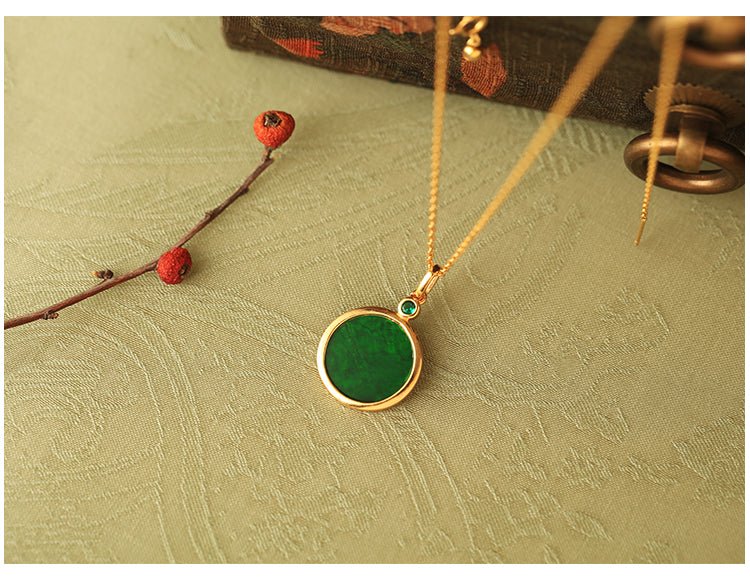 Peace and Happiness Jade Necklace | Stylish Jade Jewelry - OrientGem