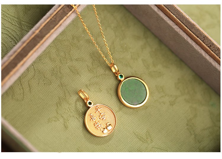 Peace and Happiness Jade Necklace | Stylish Jade Jewelry - OrientGem