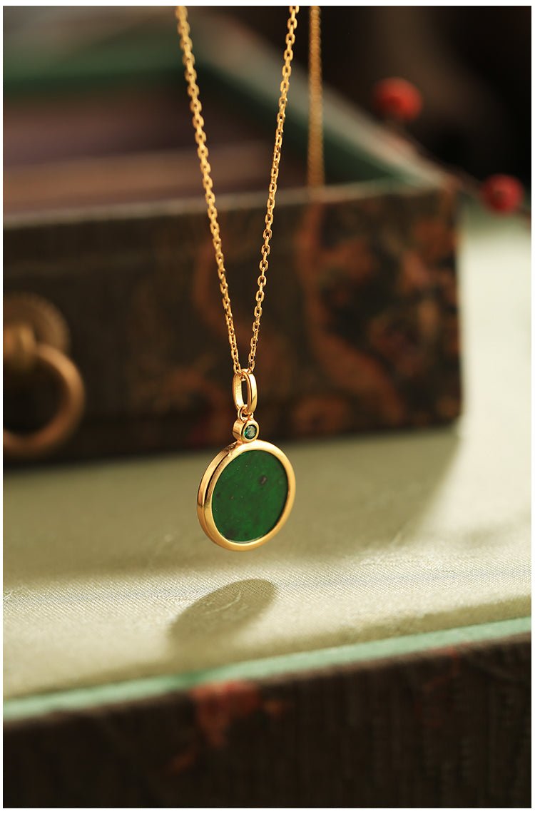 Peace and Happiness Jade Necklace | Stylish Jade Jewelry - OrientGem