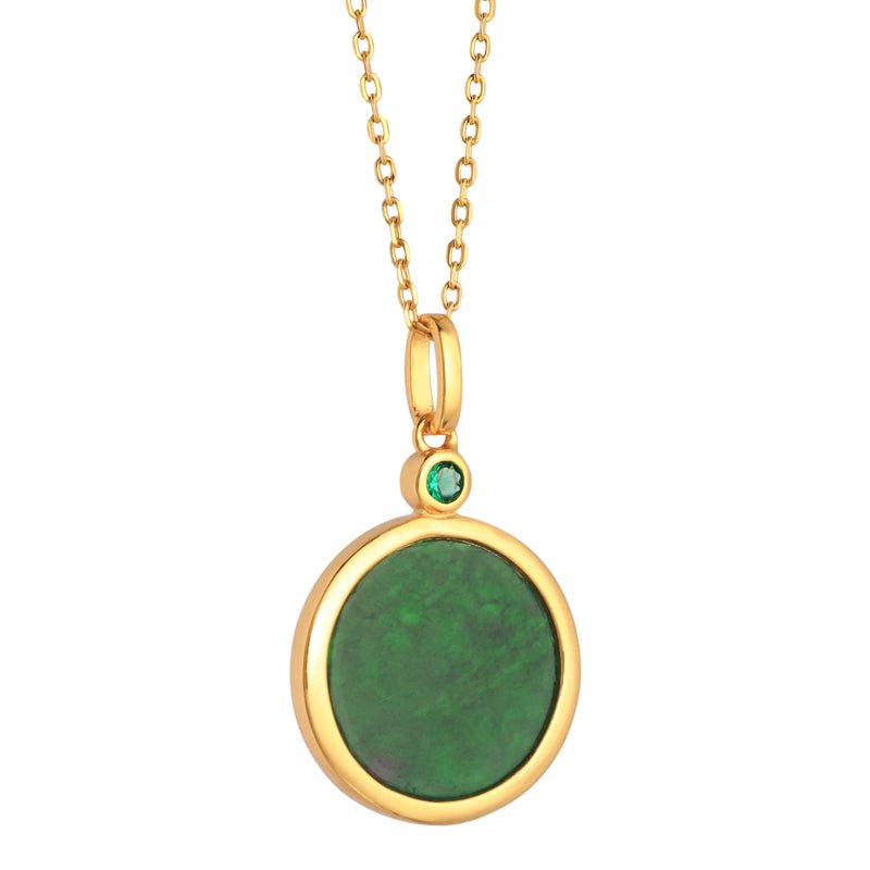 Peace and Happiness Jade Necklace | Stylish Jade Jewelry - OrientGem