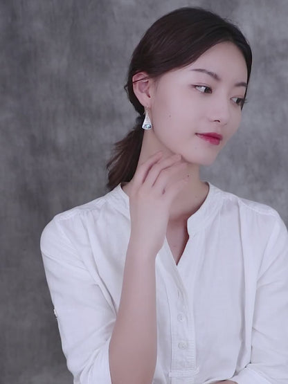 Lake Luna Silver Earrings