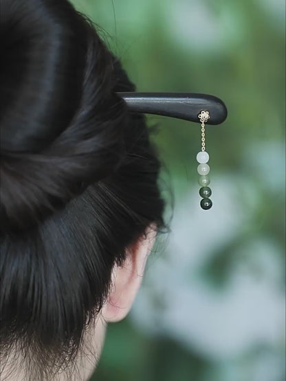 Spring Glow Jade Hairpin | Jade Jewelry