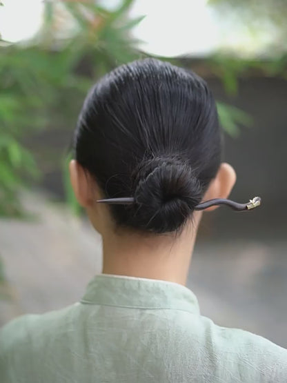 Bamboo Hairpin | Jade Jewelry