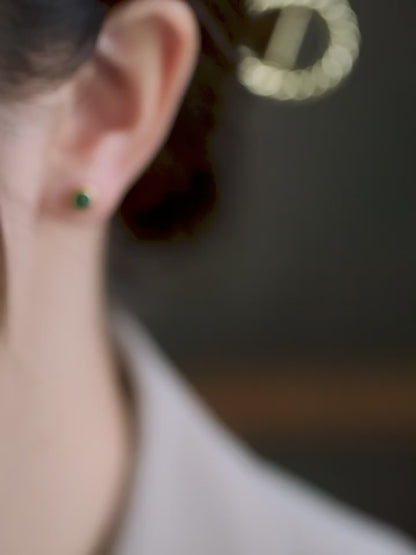 Jade Stud Earrings | Jade Jewelry